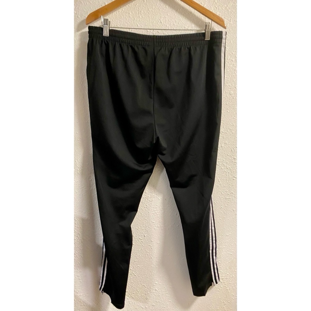 Adidas Black Joggers with White Stripes, XL women’s - Picture 2 of 3